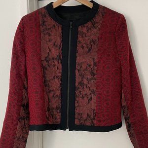 The Kooples Quilted Bomber Jacket